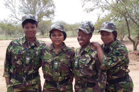 Female members of Black Mamba Anti-Poaching Unit (Courtesy of the Black Mambas)