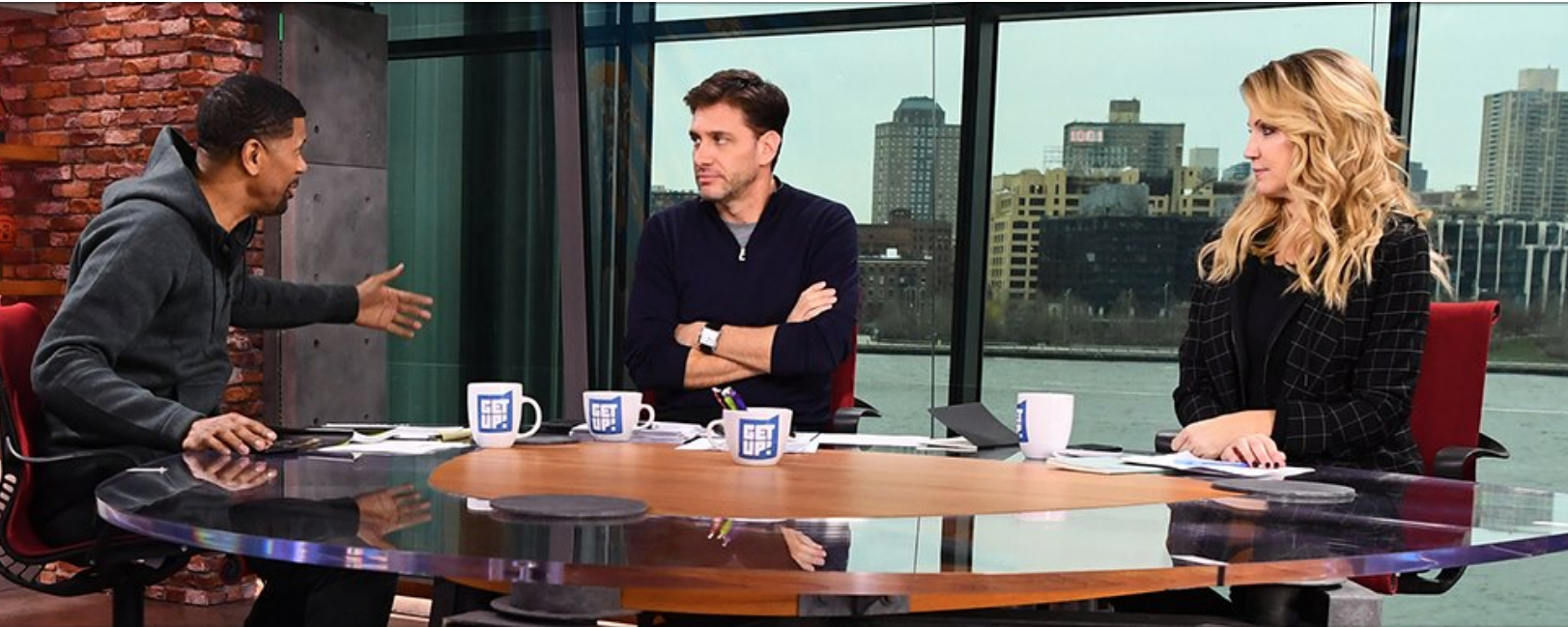 ESPN "Get Up" set (via Twitter)