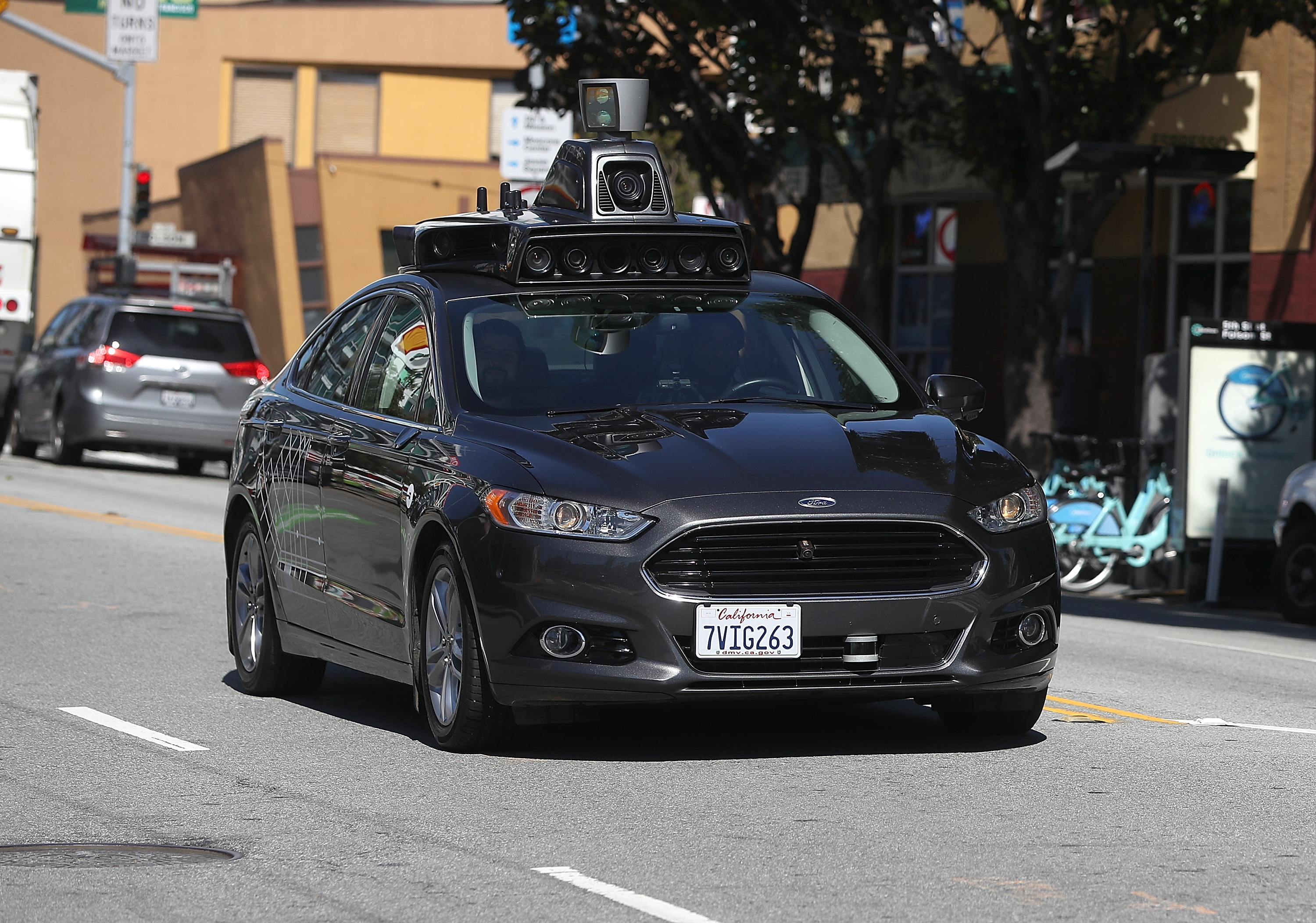 self-driving car