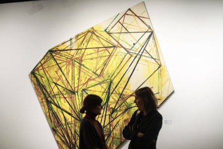 Art/fight: Atmosphere during the The Art Show Gala Preview. (Photo by Gonzalo Marroquin/Patrick McMullan via Getty Images)