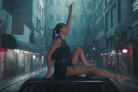 Taylor Swift dancing in "Delicate.' (YouTube)