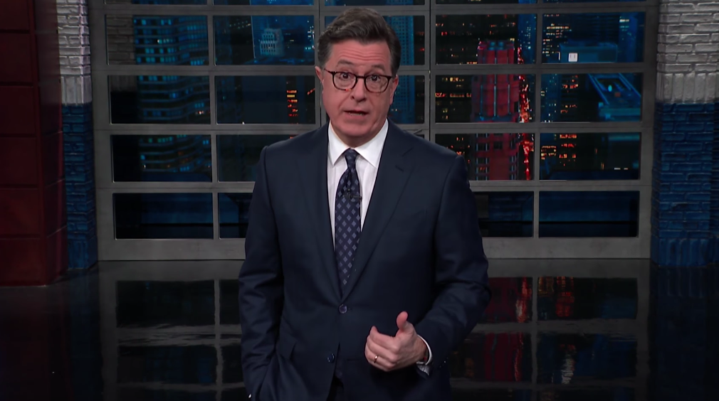 Stephen Colbert talks about President Trump and Stormy Daniels. (March 12, 2018. CBS/YouTube)