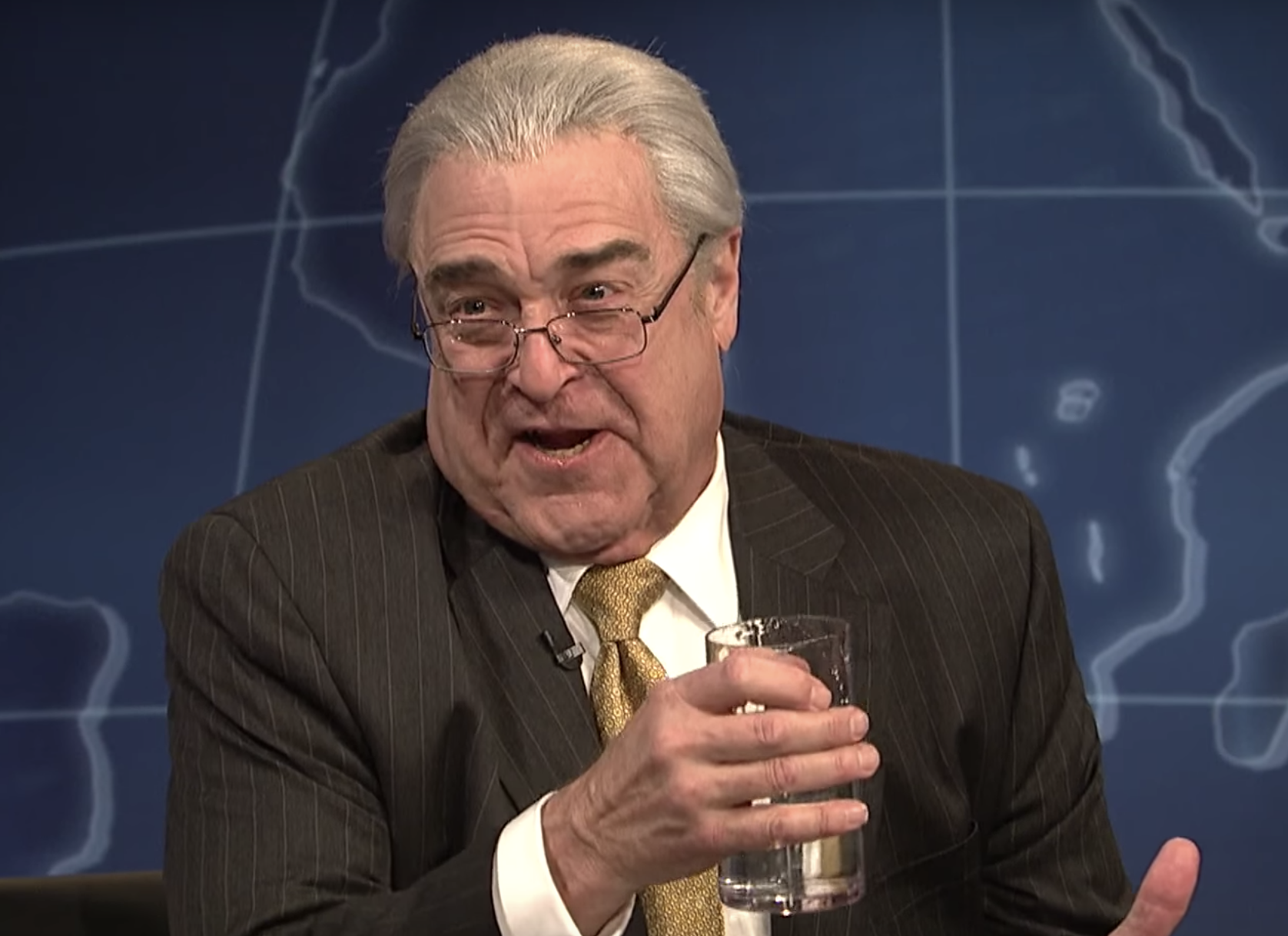 John Goodman as former Secretary of State Rex Tillerson on 'Saturday Night Live' (NBC)