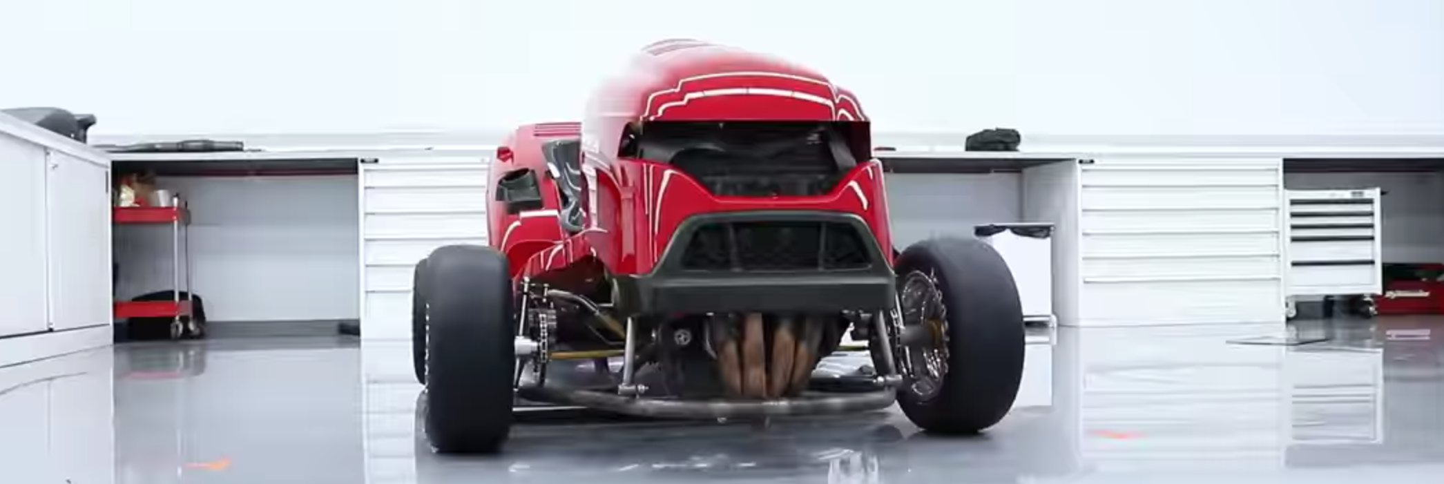 The Honda Mean Mower Mk. 2. (HondaVideo)
