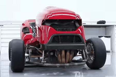 The Honda Mean Mower Mk. 2. (HondaVideo)
