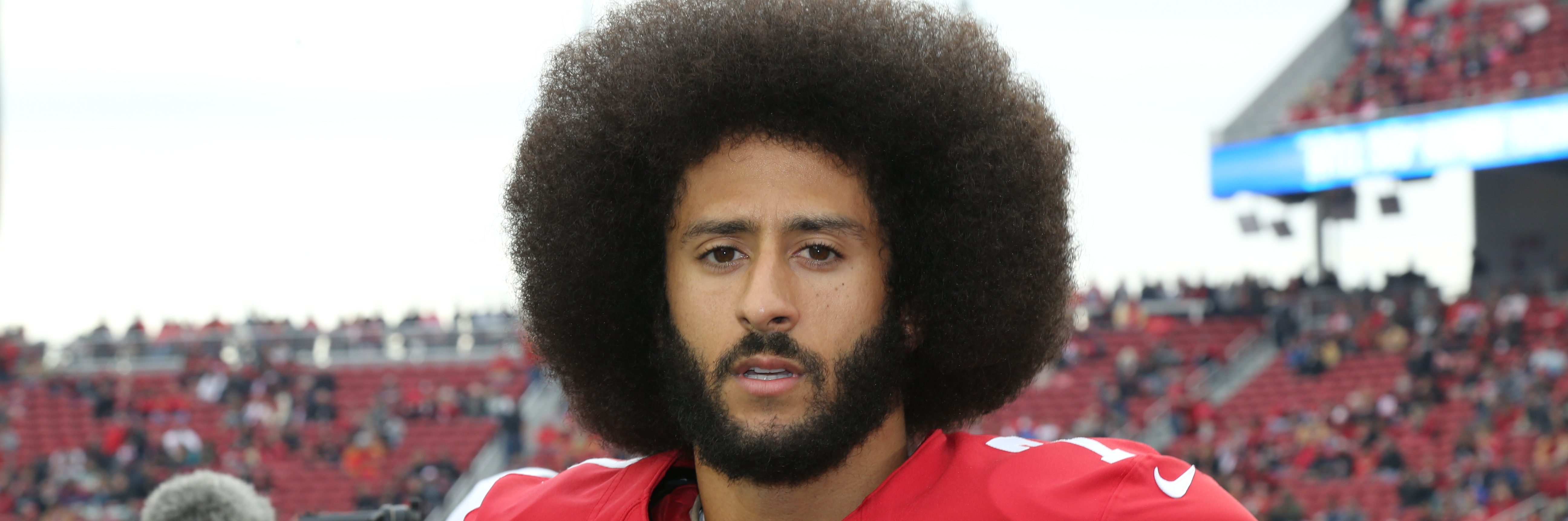 Quarterback Colin Kaepernick #7 of the San Francisco 49ers in action against the New York Jets at Levi's Stadium on December 11, 2016 in Santa Clara, California. (Photo by Al Pereira/Getty Images)