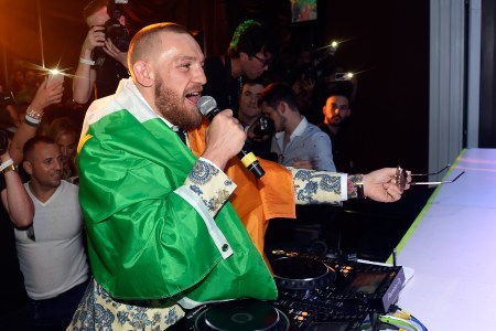 Conor McGregor attends his after fight party and his Wynn Nightlife residency debut at the Encore Beach Club at Night at Wynn Las Vegas on August 27, 2017 in Las Vegas, Nevada.  (Photo by David Becker/Getty Images for Wynn Nightlife)