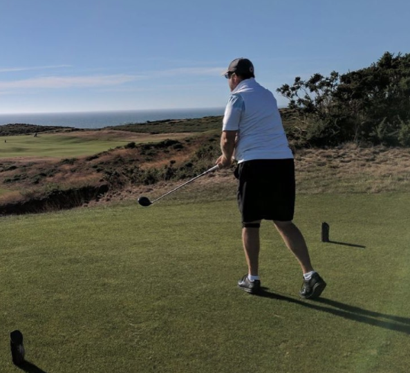 Bellevue University men's golf team member Don Byers. (Courtesy of Bellevue University on Instagram)