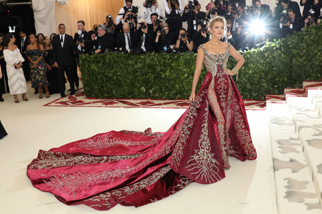NEW YORK, NY - MAY 07:  Blake Lively attends "Heavenly Bodies: Fashion & the Catholic Imagination", the 2018 Costume Institute Benefit at Metropolitan Museum of Art on May 7, 2018 in New York City.  (Photo by Taylor Hill/Getty Images)