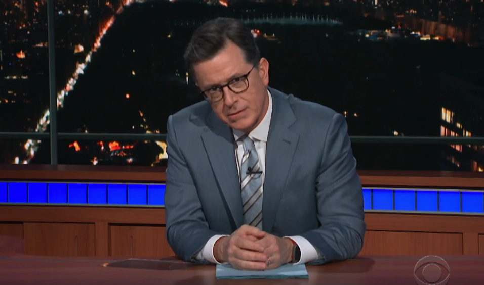 Stephen Colbert imitates Dr. Harold Bornstein (YouTube)