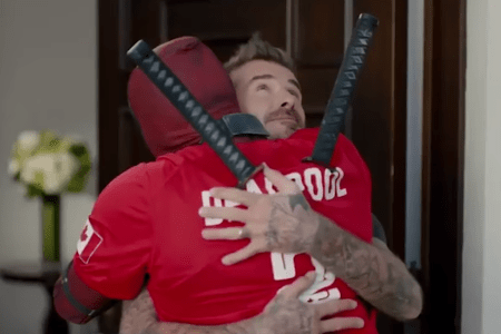 Deadpool visited David Beckham to apologize. (Marvel) 