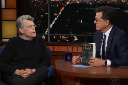 Stephen King and Stephen Colbert discuss politics (YouTube)