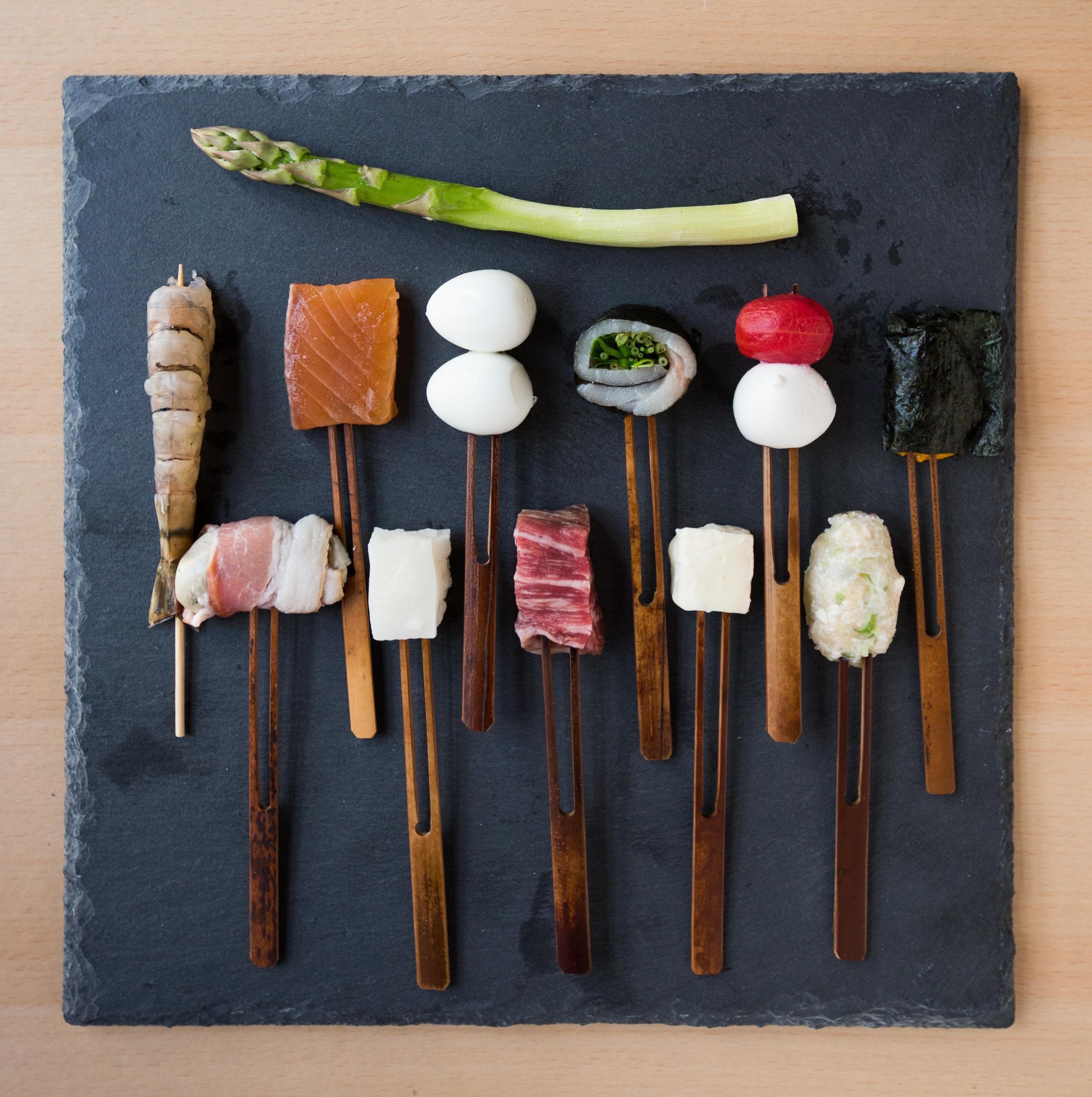 Yamada Chikara skewers (Katheryn Sheldon)