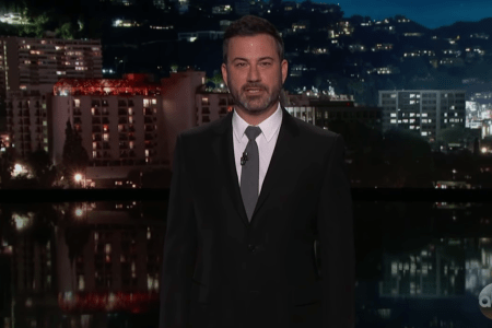Kimmel tells viewers not to give Trump credit "for putting out his own fires." (ABC)