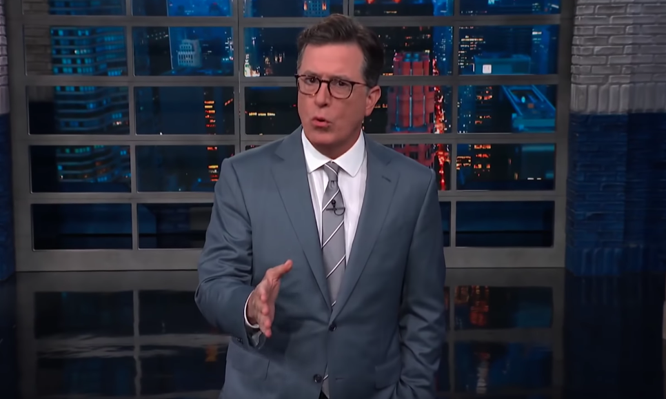 Colbert criticizing President Trump for his meeting with Russian President Vladimir Putin (YouTube/CBS)