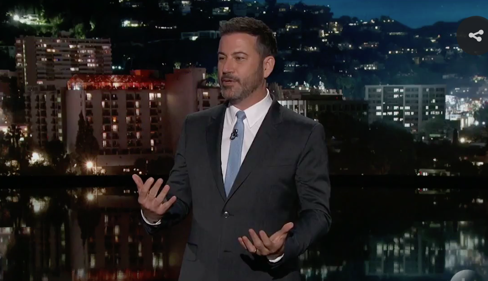 Jimmy Kimmel slams Trump and Putin's "puppet show." (ABC)