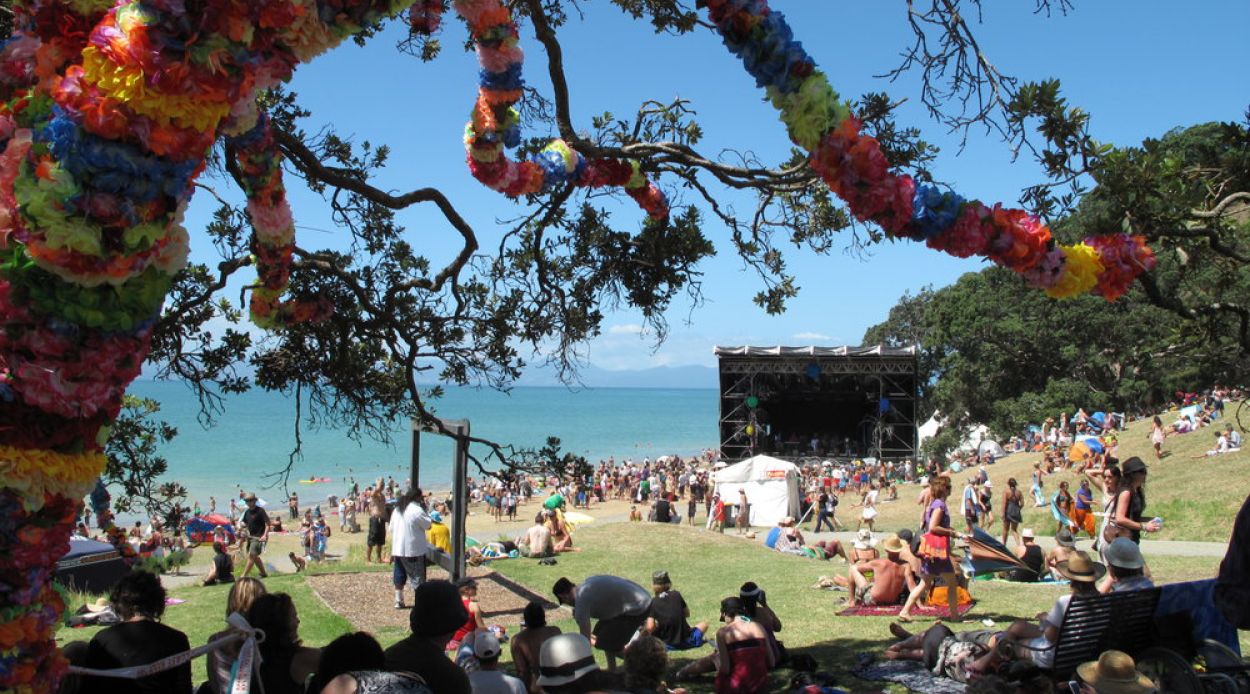 Splore 2017 at Tapapakanga Park, in Orere Point, New Zealand. (Splore)