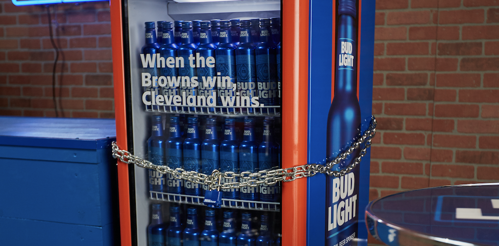 The Bud Light Cleveland Browns “Victory Fridge." (Anheuser-Busch)
