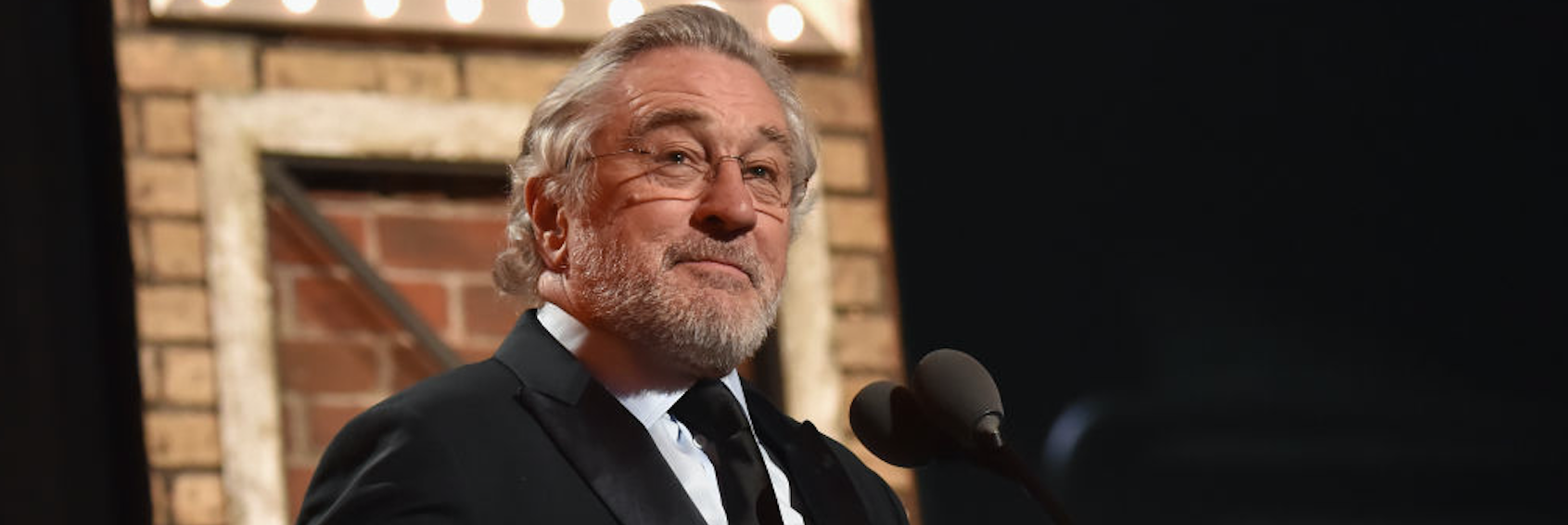 NEW YORK, NY - JUNE 10: Robert De Niro speaks onstage during the 72nd Annual Tony Awards at Radio City Music Hall on June 10, 2018 in New York City. (Photo by Kevin Mazur/Getty Images for Tony Awards Productions)