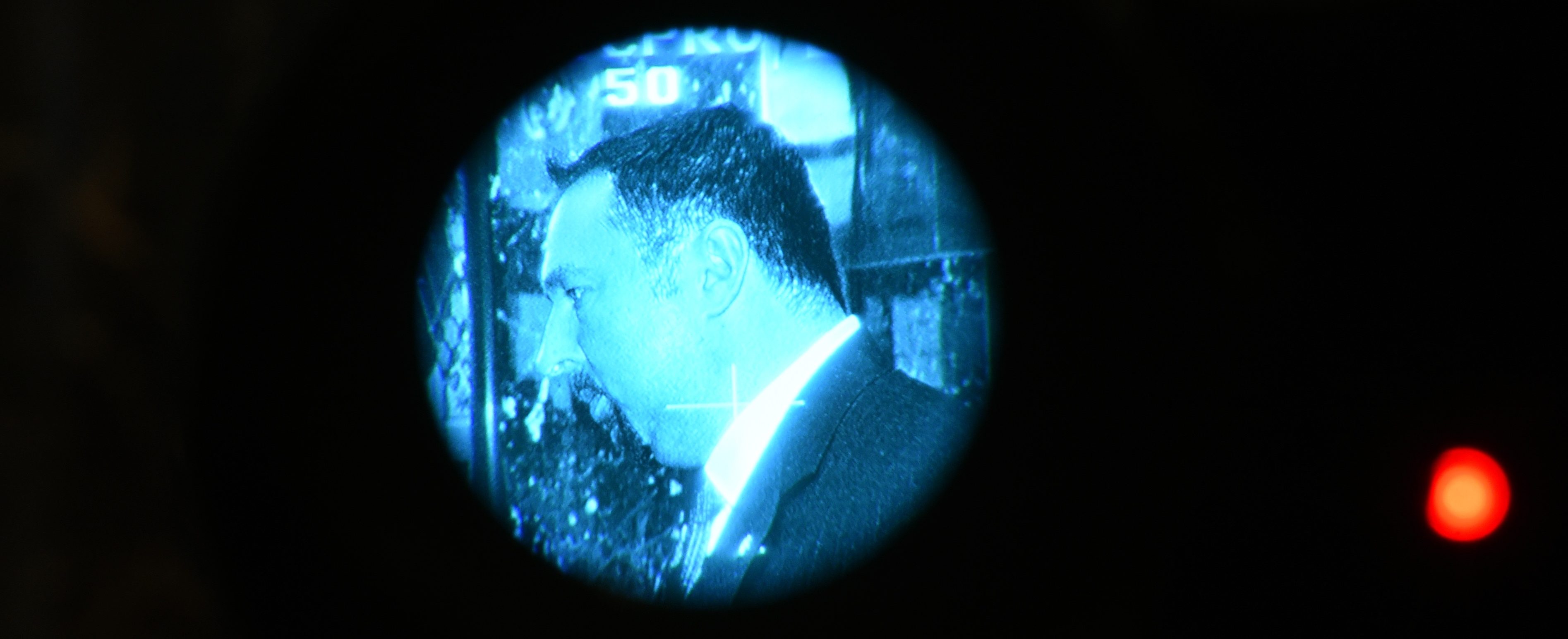 Jason Miller is seen through a TV camera screen, as he talks to the press, as meetings take place with President-elect Donald Trump in Trump Tower November 16, 2016 in New York.  (TIMOTHY A. CLARY/AFP/Getty Images)