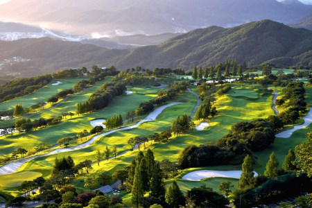 A photo of a golf course in Seoul, South Korea. (Photo by Deug_Chul Shin/Getty Images)
