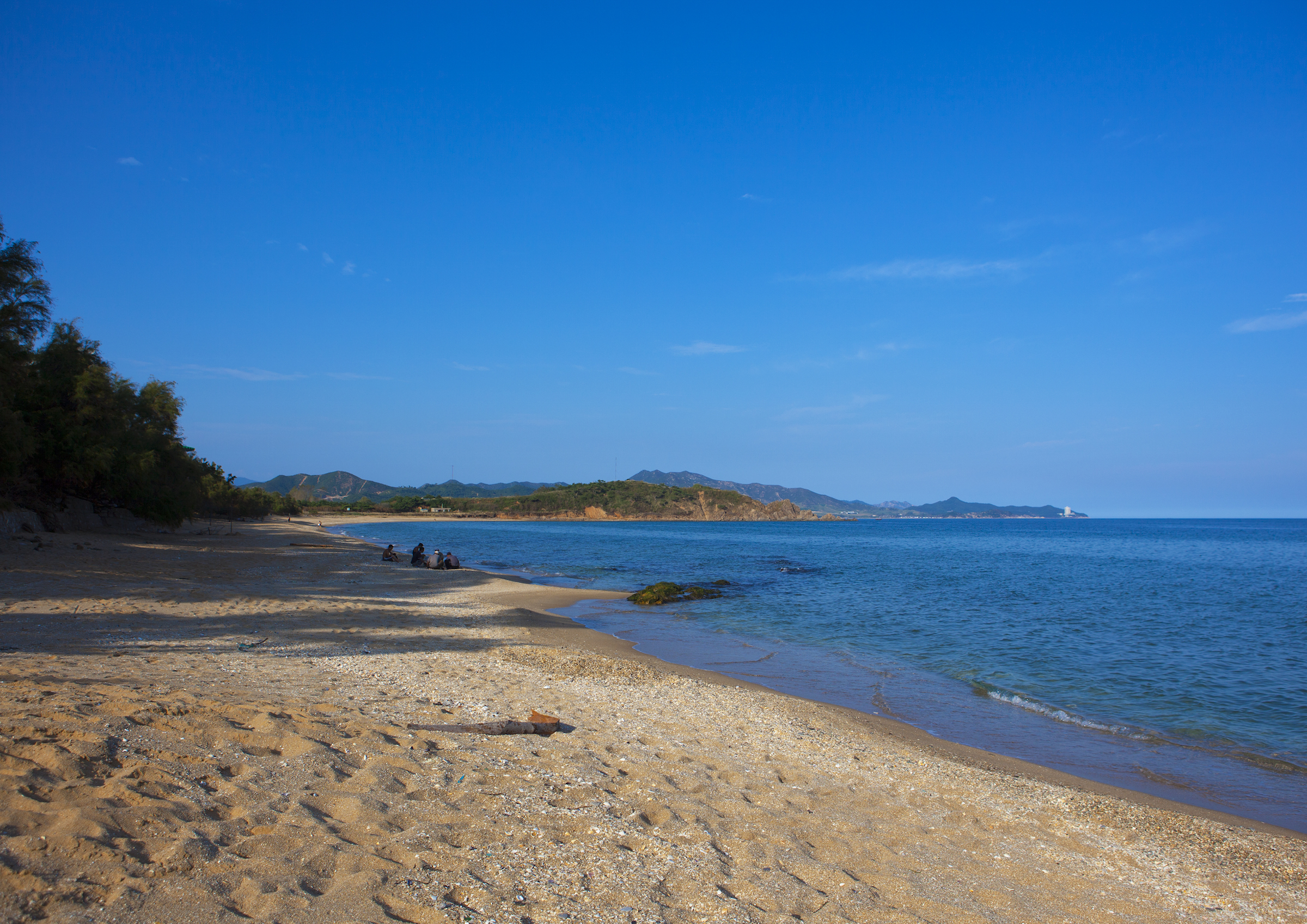 Beach in South Hamgyong Province, Hamhung, North Korea on September 11, 2012. Surfer tourism has recently been on the rise in North Korea. (Photo by Eric Lafforgue/Art In All Of Us/Corbis via Getty Images)
