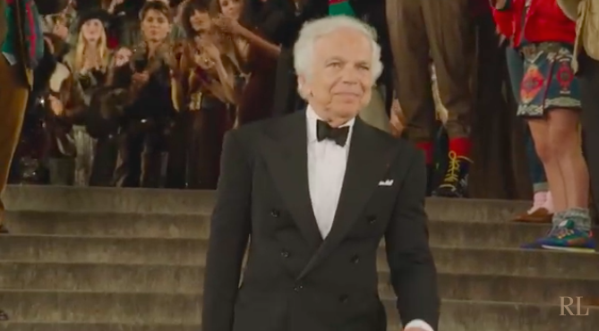 Ralph Lauren at his 50th Anniversary Show, September 7, 2018 in New York City. (courtesy of Ralph Lauren)