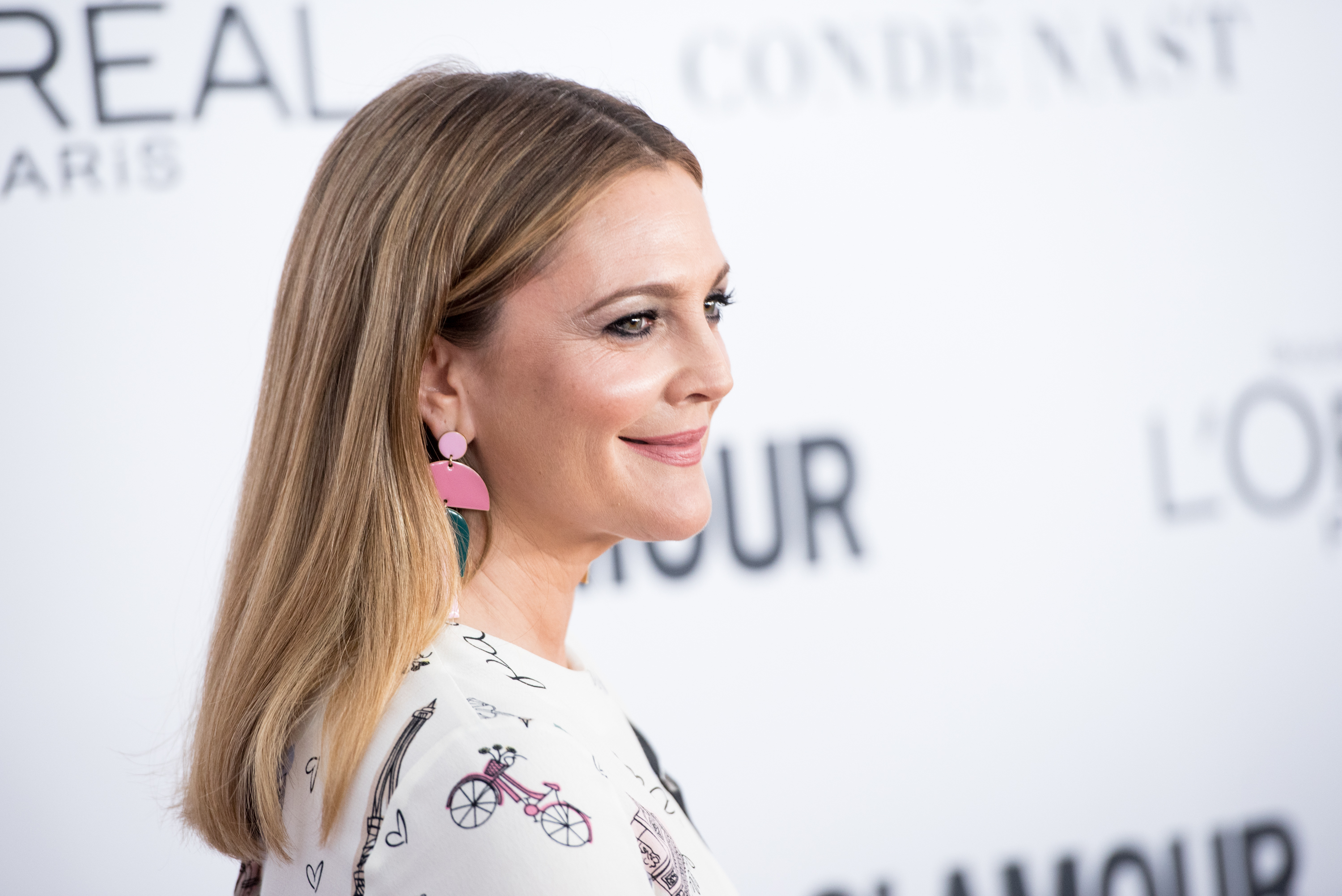 Drew Barrymore attends the 2017 Glamour Women of The Year Awards at Kings Theatre on November 13, 2017 in New York City. A recent possibly-fake interview Barrymore was quoted in as part of a profile in EgyptAir's magazine has caused a stir. (Photo by Noam Galai/WireImage)