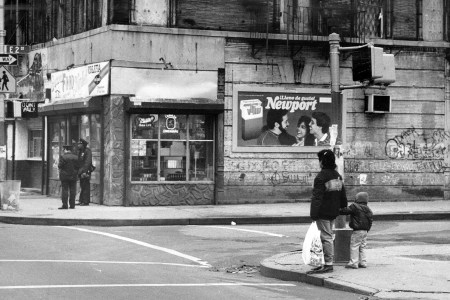 Avenue B and E. 2nd St. in the East Village.  (Photo by Mel Finkelstein/NY Daily News Archive via Getty Images)