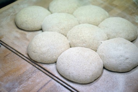 Sourdough bread proving at the Haxby Bakehouse, York's artisan bakery in Haxby, North Yorkshire, United Kingdom on 10th February 2017. The sourdough library in St. Vith, Belgium is the only of its kind in the world. (Photo by Tessa Bunney/In Pictures via Getty Images)