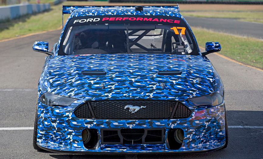 The first official images of the 2019 Ford Mustang Supercar. (Ford Australia and DJR Team Penske)