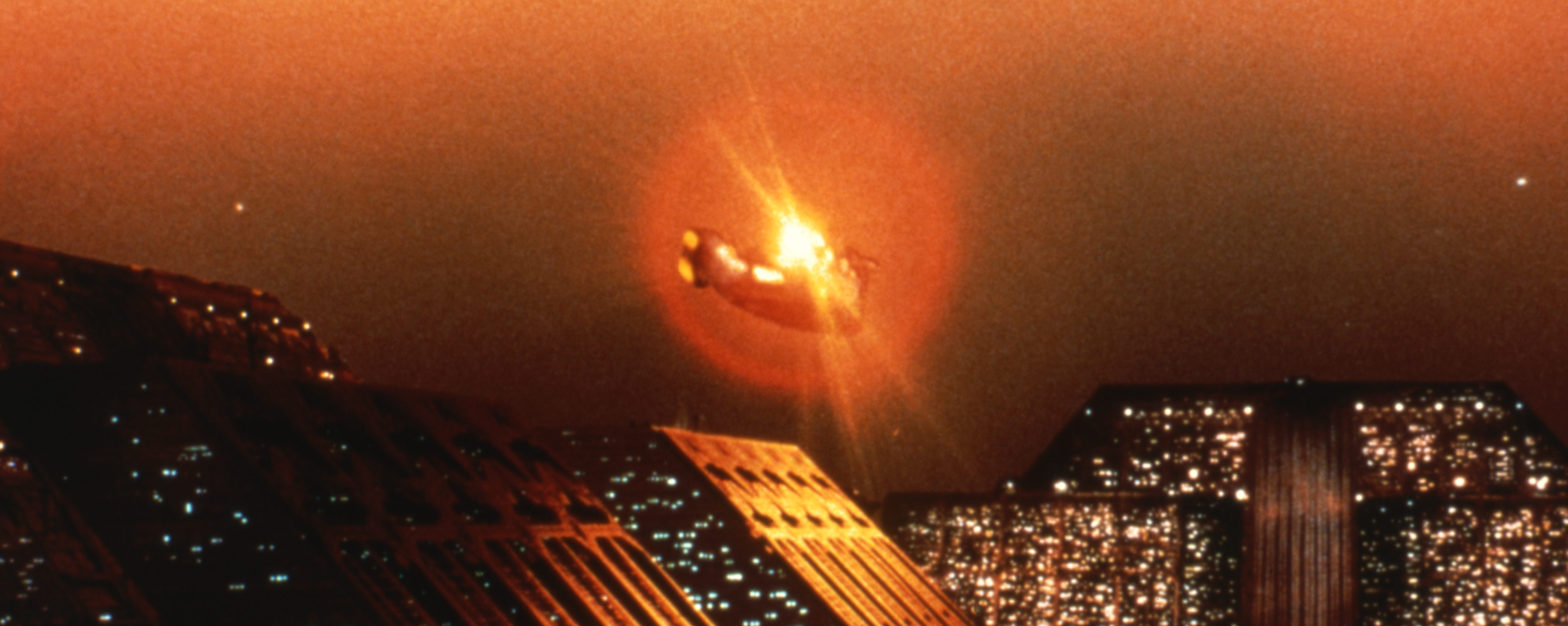 On the set of "Blade Runner", directed by Ridley Scott. (Photo by Sunset Boulevard/Corbis via Getty Images)