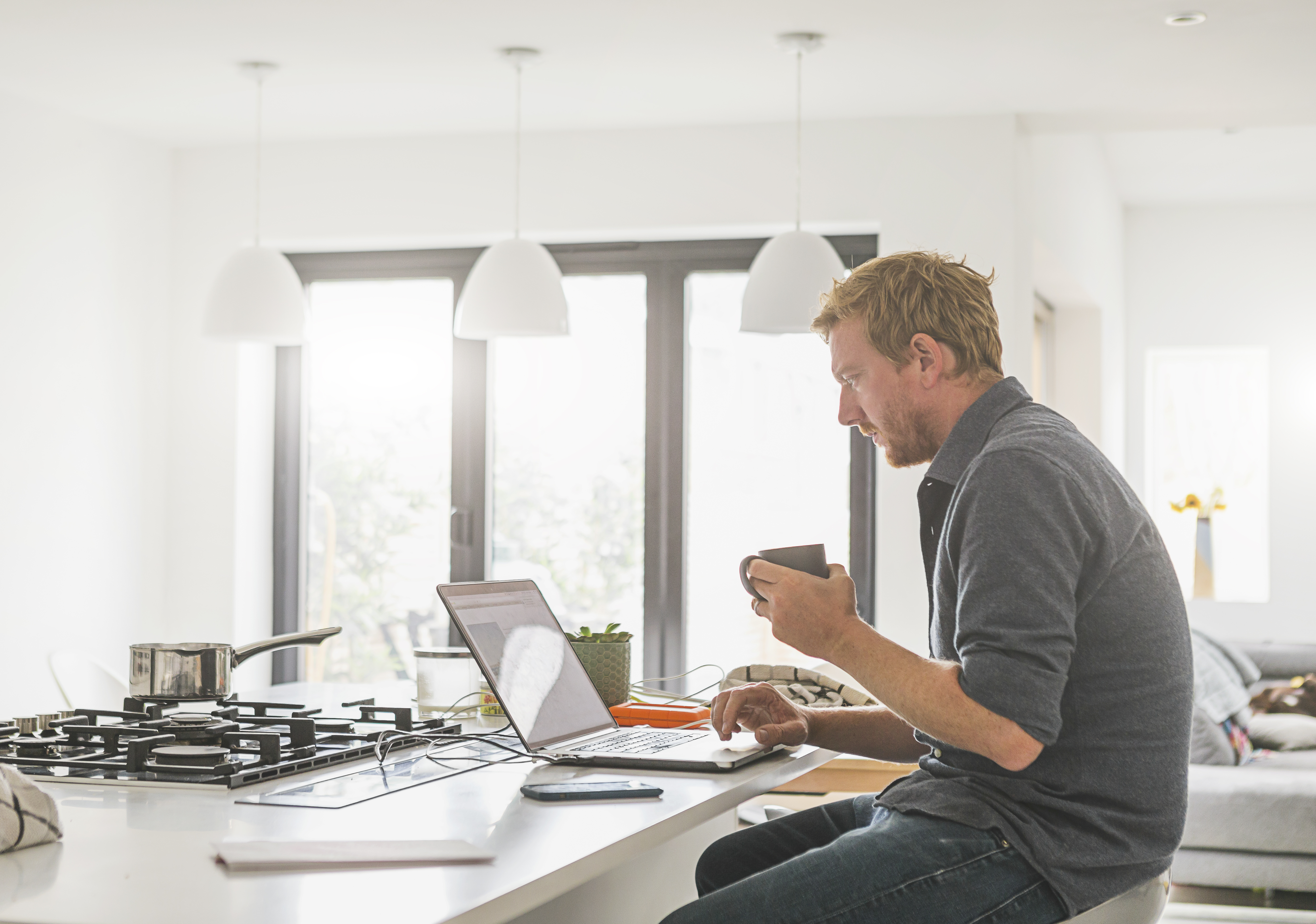 working from home