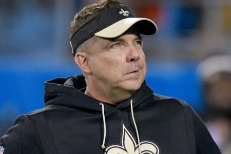 Head coach Sean Payton of the New Orleans Saints. (Grant Halverson/Getty)