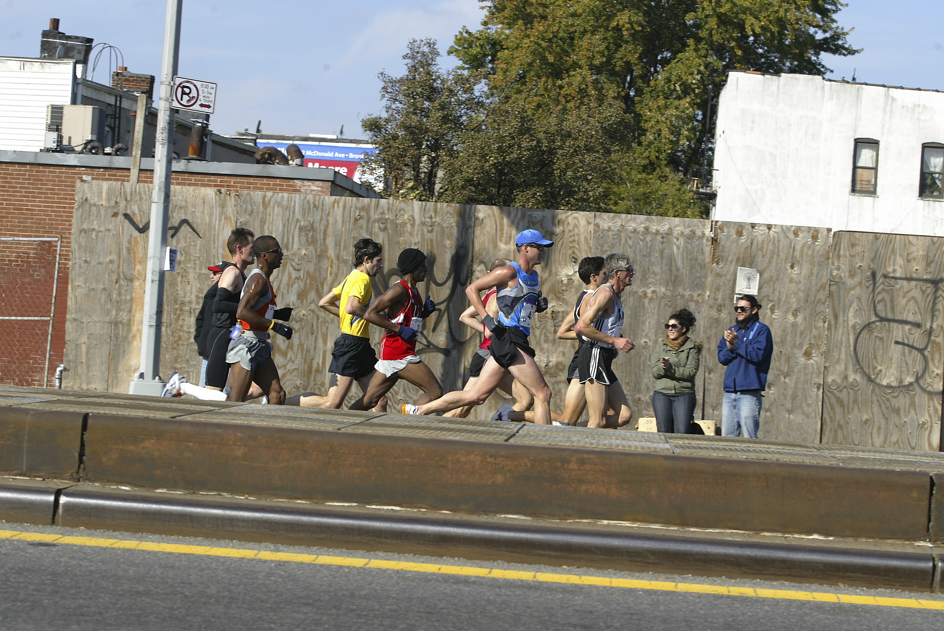 NBC NEWS -- Pictured: Runners of the 38th New York City Marathon, Brooklyn, New York on November 4, 2007  (Photo by Curtis Means/NBC/NBCU Photo Bank via Getty Images)