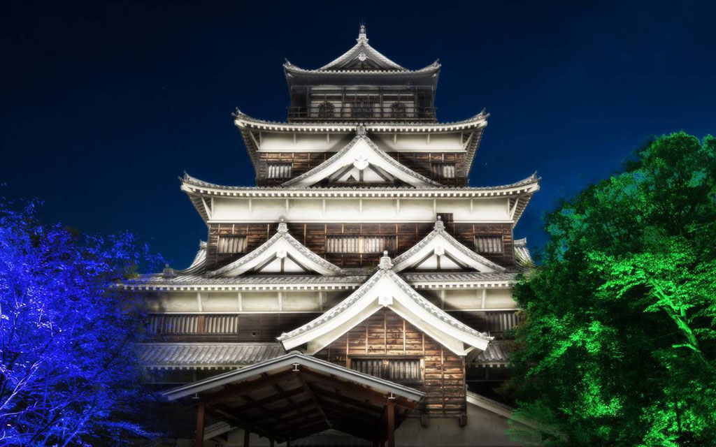 Digitized Hiroshima Castle, Japan