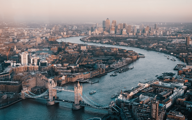 City of London Skyline Yankees Red Sox Series