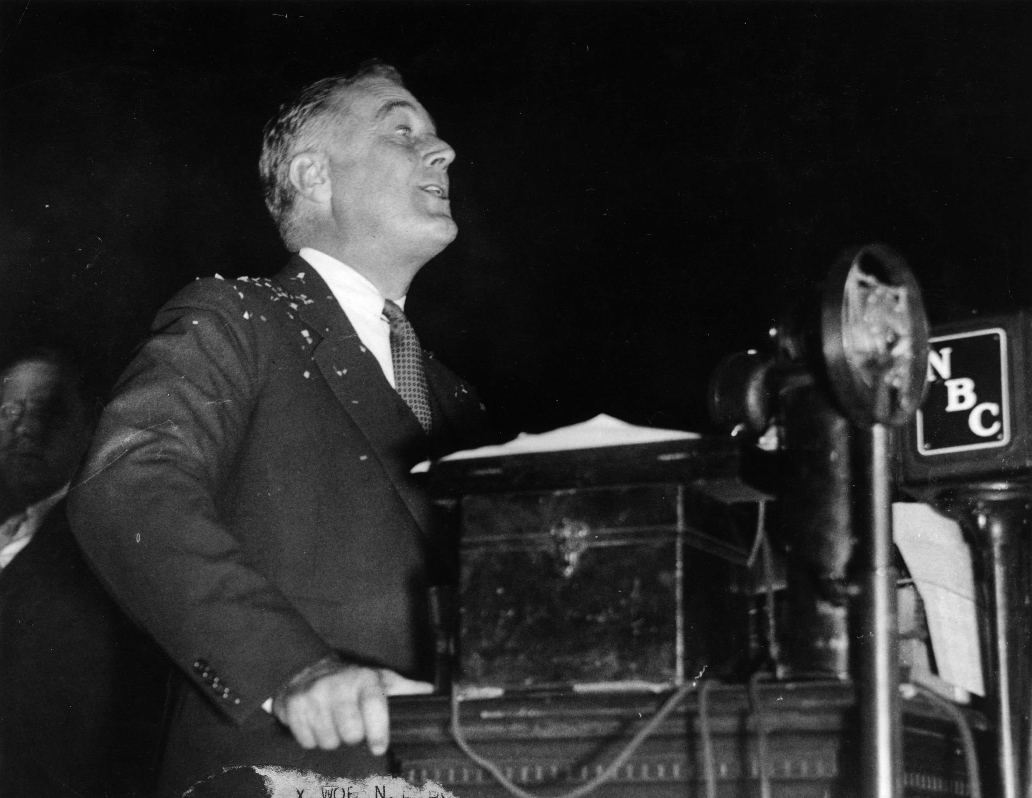 Franklin Delano Roosevelt (1882 - 1945), the Democratic politician and 32nd President of the United States of America.   (Getty Images)