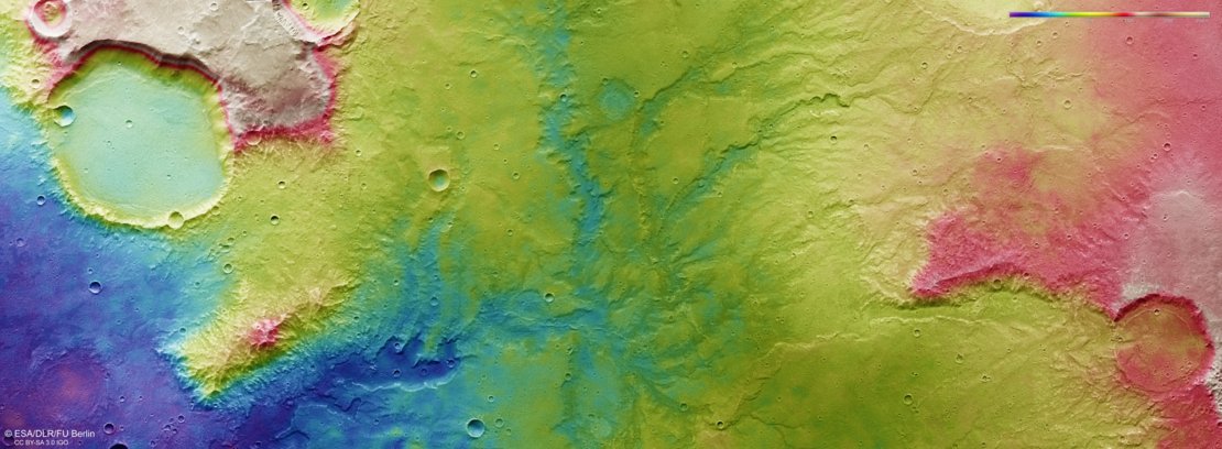 ESA ancient rivers mars