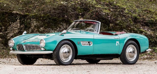 The BMW 507 roadster which was owned by Count Albrecht Graf von Goertz. (Bonhams)
