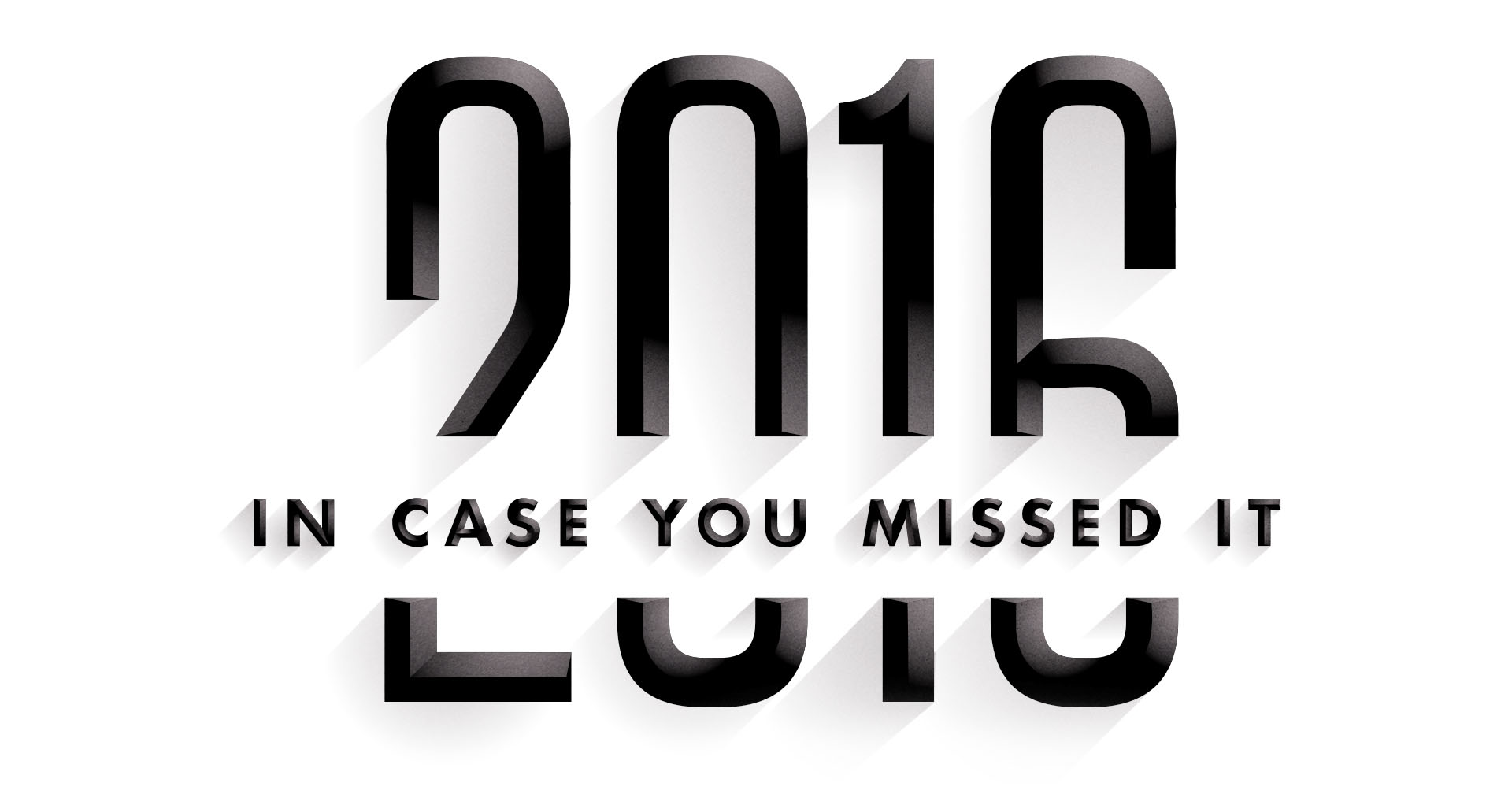 2016: In Case You Missed It
