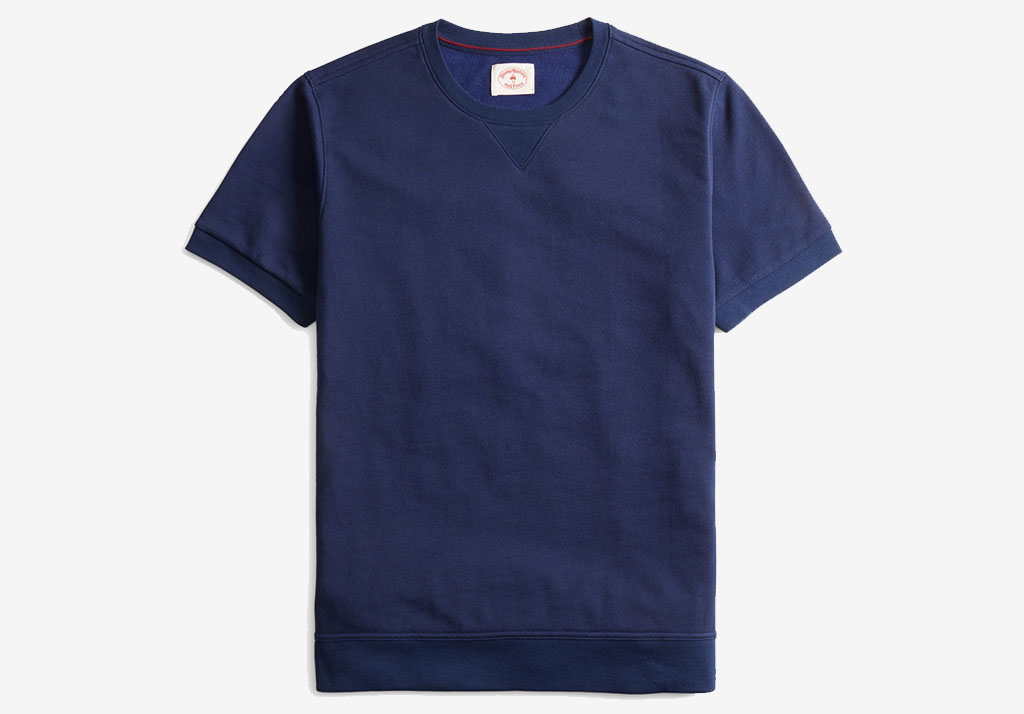 Brooks Brothers French Terry Short Sleeve Sweatshirt Cotton Freshen Up: Superhuman