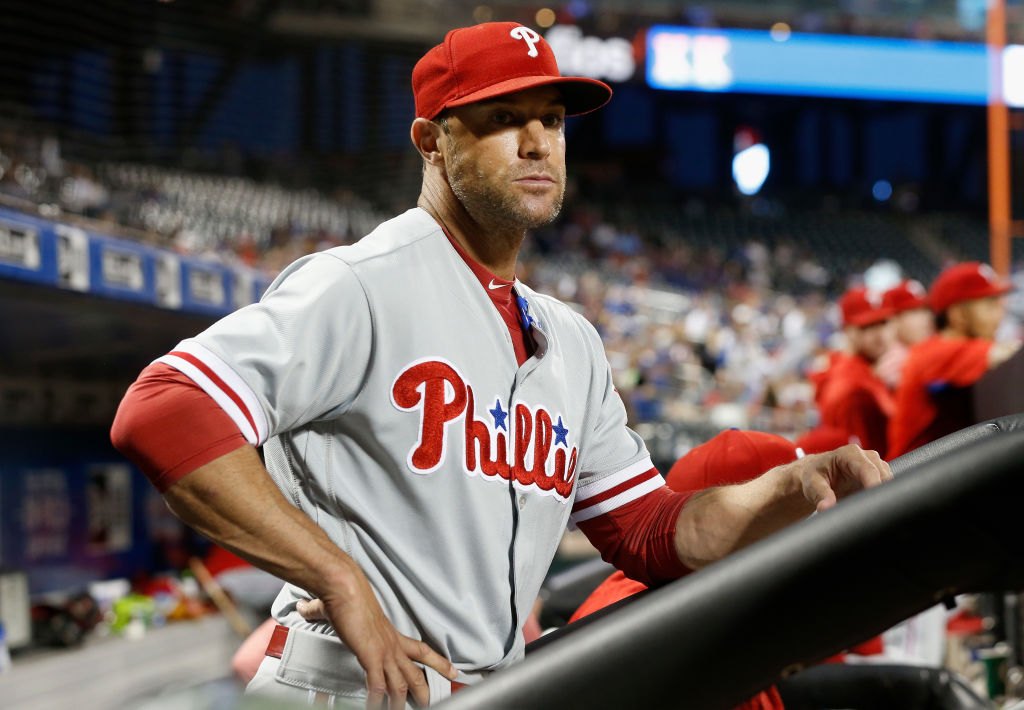 NEW YORK, NY - SEPTEMBER 07:  Manager Gabe Kapler #22 of the Philadelphia Phillies in action against the New York Mets at Citi Field on September 7, 2018 in the Flushing neighborhood of the Queens borough of New York City. The Phillies defeated the Mets 4-3.  (Photo by Jim McIsaac/Getty Images)