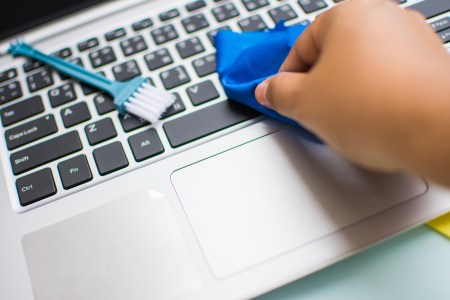 Your laptop likely needs a cleaning. (Getty Images)