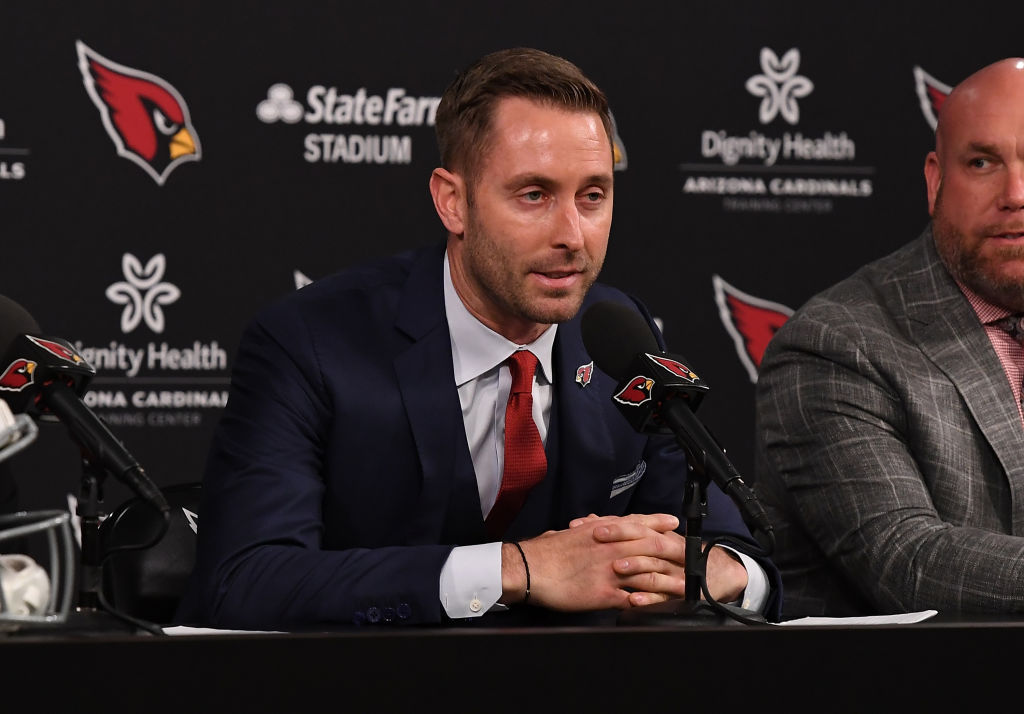 Arizona Cardinals head coach Kliff Kingsbury. (Photo by Norm Hall/Getty Images)
