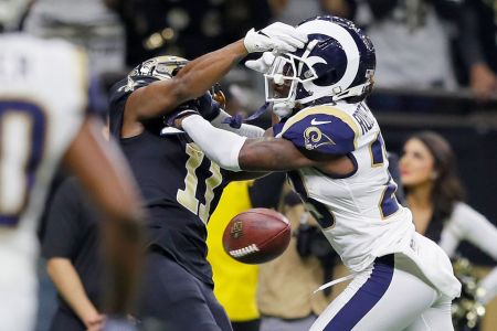 The end of the NFC Championship game in 2019 in New Orleans. (Photo by Kevin C.  Cox/Getty Images)