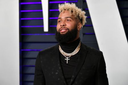 BEVERLY HILLS, CA - FEBRUARY 24:  Odell Beckham Jr. attends the 2019 Vanity Fair Oscar Party hosted by Radhika Jones at Wallis Annenberg Center for the Performing Arts on February 24, 2019 in Beverly Hills, California.  (Photo by Dia Dipasupil/Getty Images)