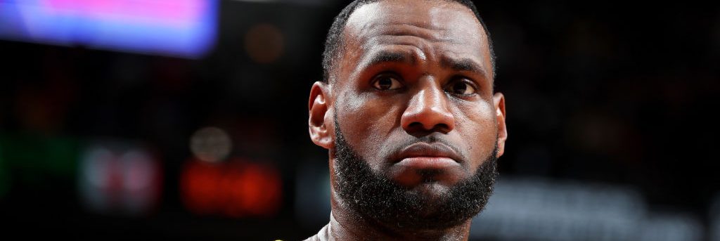 CHICAGO, IL - MARCH 12:  LeBron James #23 of the Los Angeles Lakers looks on against the Chicago Bulls on March 12, 2019 at the United Center in Chicago, Illinois. (Photo by Nathaniel S. Butler/NBAE via Getty Images)