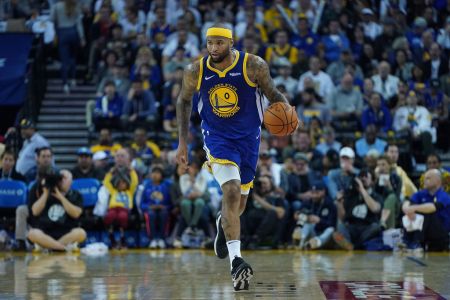DeMarcus Cousins #0 of the Golden State Warriors. (Photo by Thearon W. Henderson/Getty Images)