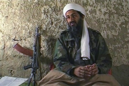 AFGHANISTAN - AUGUST 20: (JAPAN OUT) (VIDEO CAPTURE) Osama Bin Laden, the Saudi millionaire and fugitive leader of the terrorist group al Qaeda, explains why he has declared a "jihad" or holy war against the United States on August 20, 1998 from a cave hideout somewhere in Afghanistan. Bin Laden is thought to be the mastermind behind the September 11, 2001 terrorist attacks on New York and Washington D.C. (Photo by CNN via Getty Images)